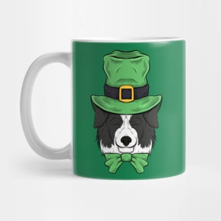 Border Collie patrick day funny dog Mug